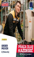 Order picker w magazynie sieci supermarketw JUMBO  NL
