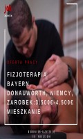 Fizjoterapeuto oferta pracy w Bayern, mieszkanie