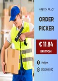  👉 Orderpicker : elektronika/art. medyczne €11.84 brutto/h