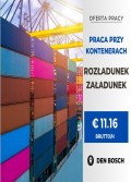  👉 Rozadunek kontenerw €11.16 brutto/h z dodatkiem wakacyjnym