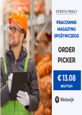 Orderpicker magazy spoywczy od 13,08€/h