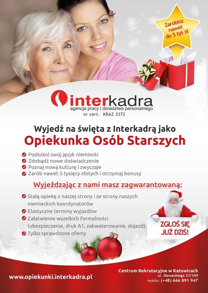 Opiekun/ka Osób Starszych, NIEMCY
