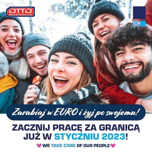 Holandia  Praca po Nowym Roku – Zacznij w styczniu!