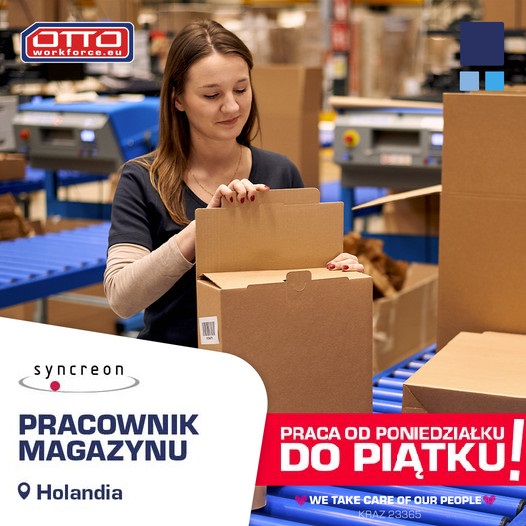 Praca w magazynie z produktami high-tech - NL