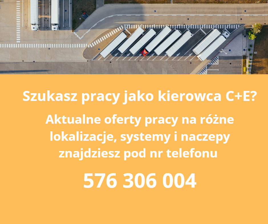 Kierowca C+E plandeka Rostock bez systemu