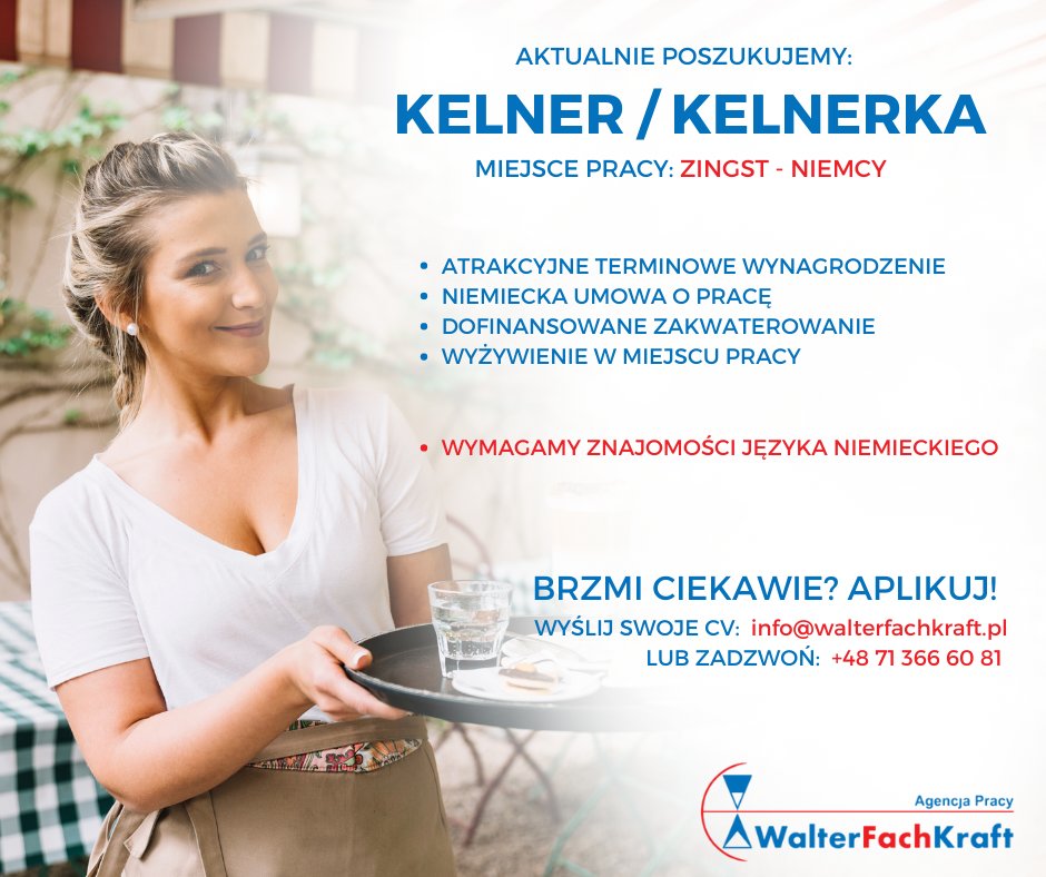 KELNERKA / KELNER W RESTAURACJI NAD NIEMIECKIM BA£TYKIEM