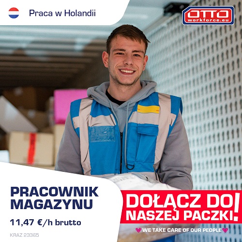 Dołącz do paczki DHL w Holandii -> praca na magazynie