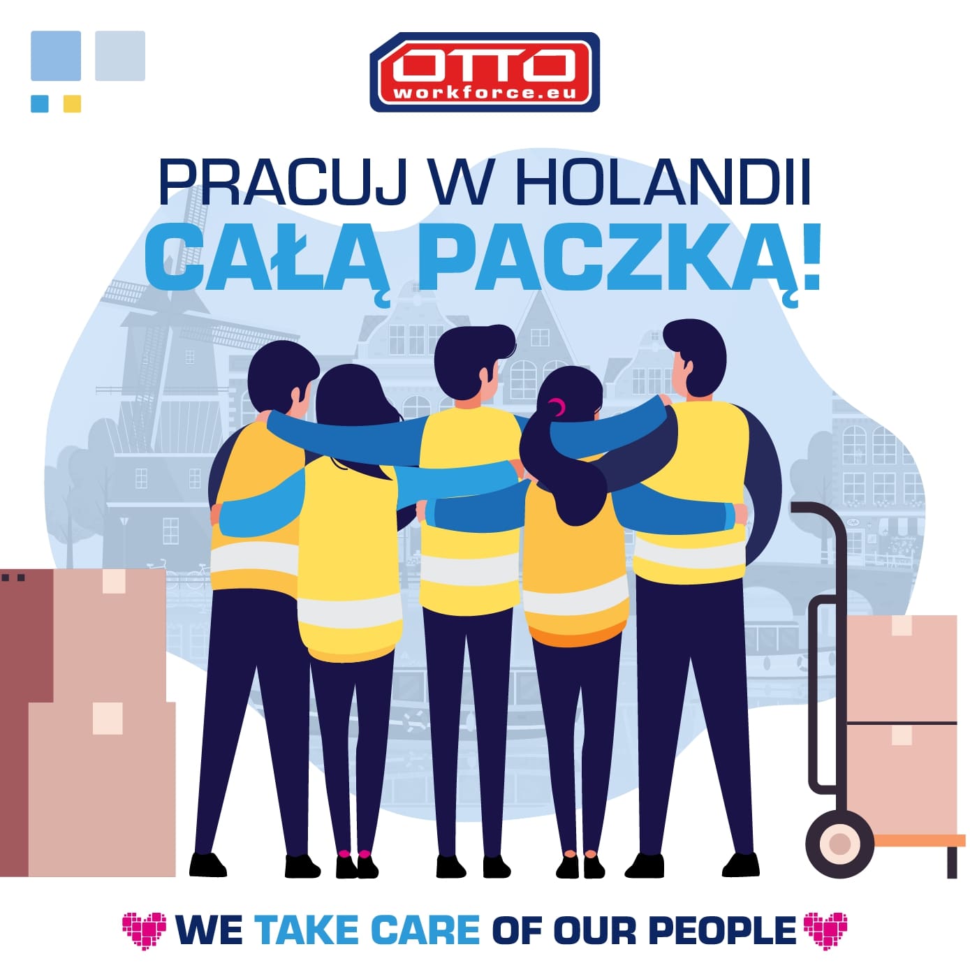 Wiosenna praca w Holandii z angielskim • Do 14€/h!