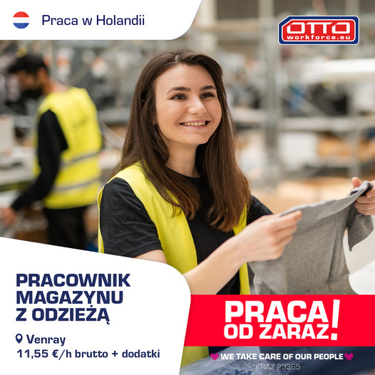 Praca w magazynie z luksusową odzieżą-NL