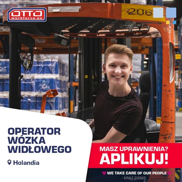 Szukamy wózkowych niskiego i wysokiego składu- Holandia‼