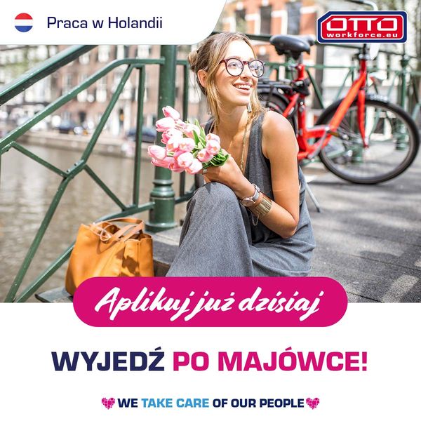 Wiosenna praca w Holandii z angielskim • Do 14€/h!