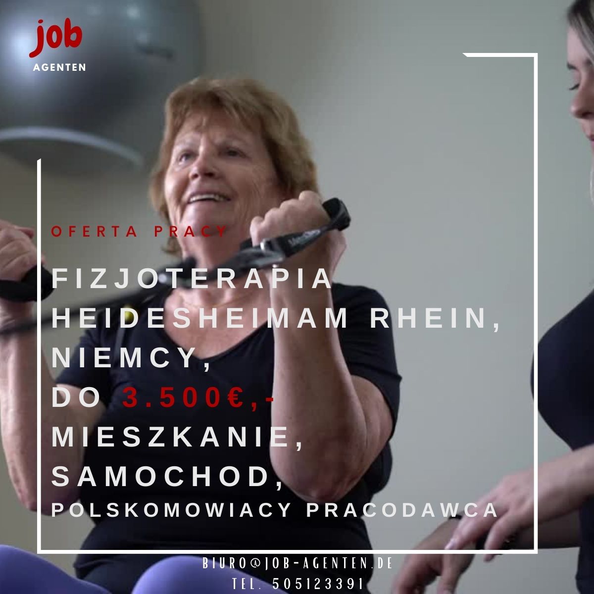 Fizjoterapeuto aplikuj oferta pracy w  Heidesheim am Rhein