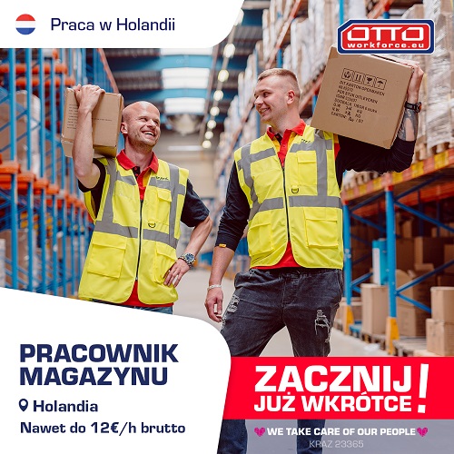 Lato w Holandii  Praca w magazynie za 12€/h