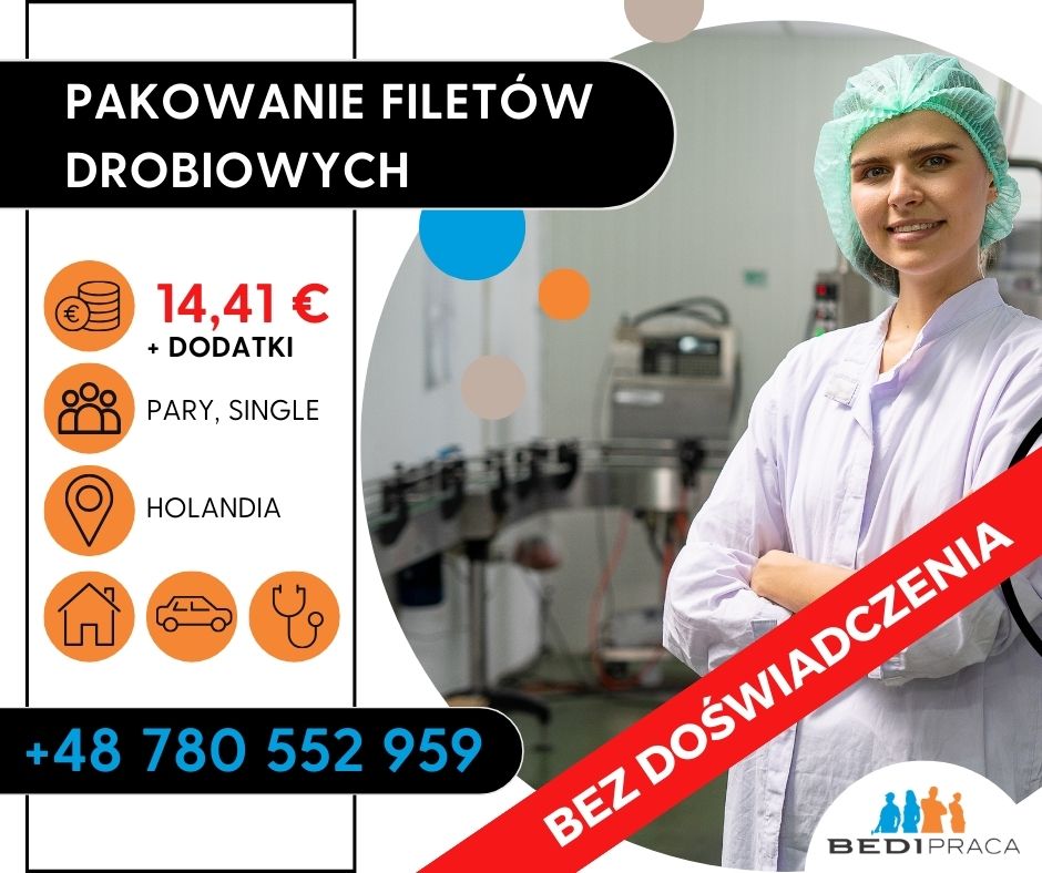 Produkcja Filetów Drobiowych- Holandia