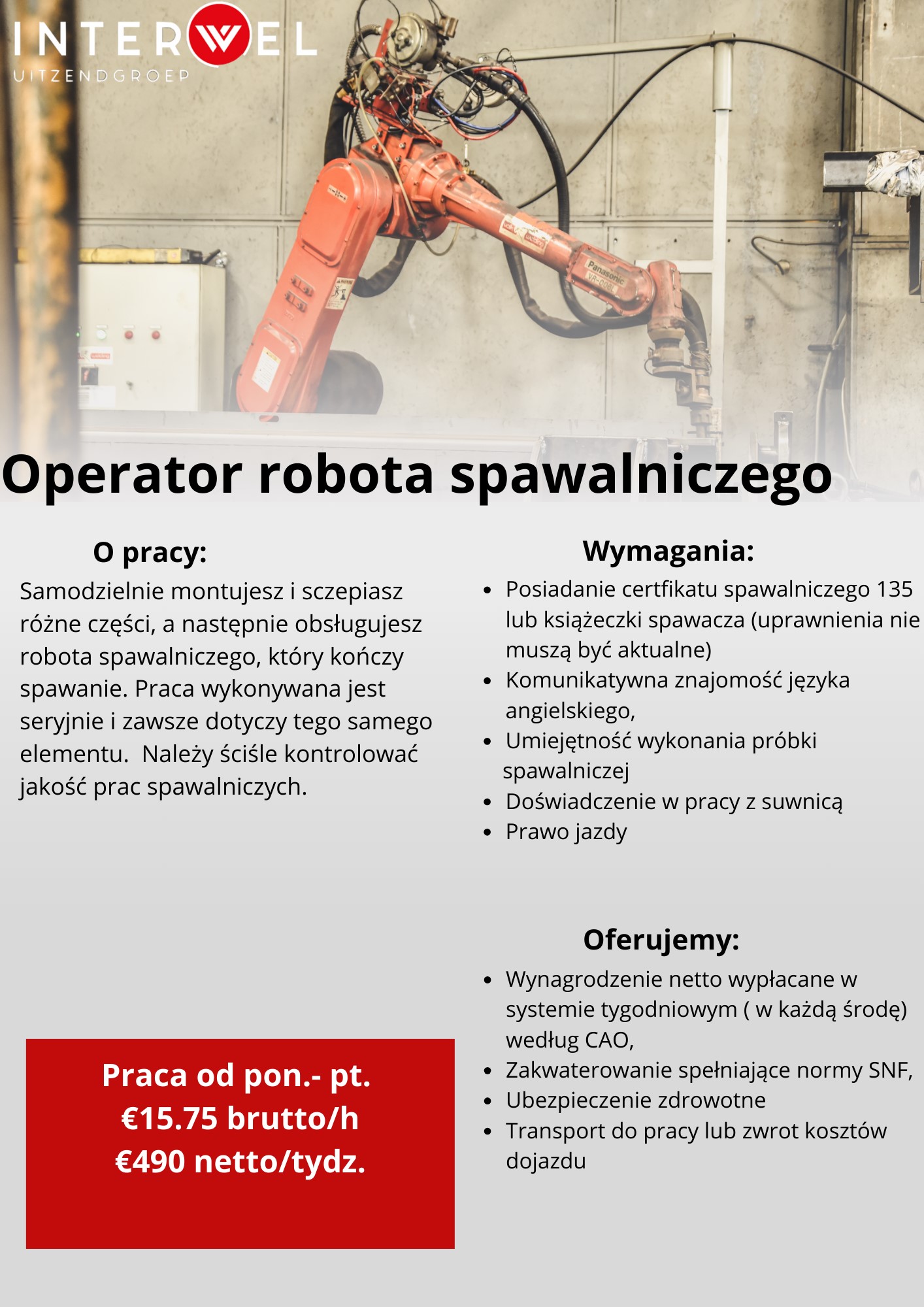 Operator Robota Spawalniczego