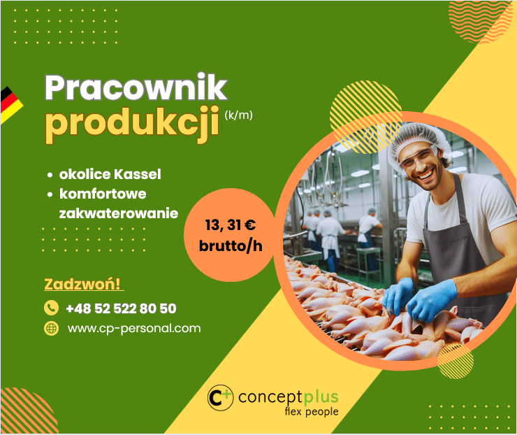 Pracownik Produkcji (k/m) - Okolice Kassel