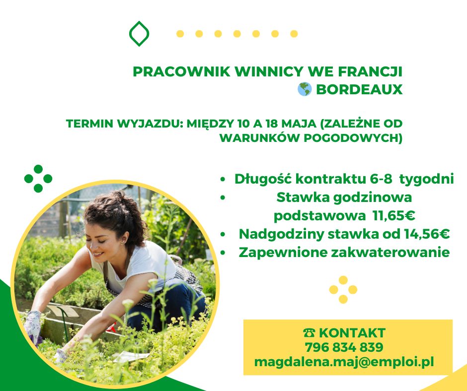 Pracownik Rolny/ 👩‍🌾👩‍🌾pracownik Winnicy