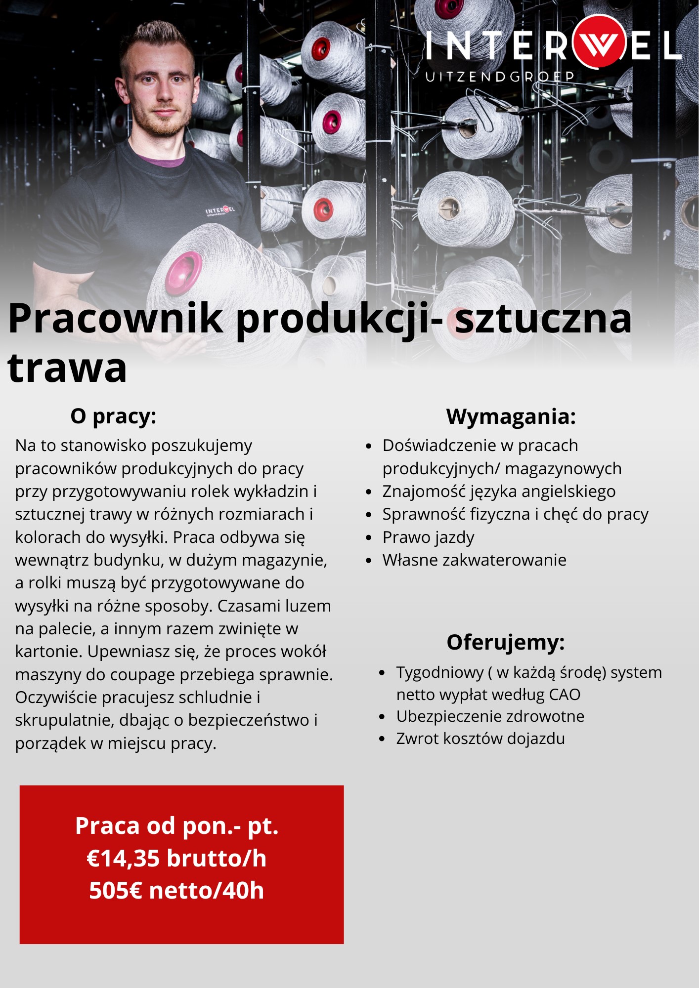 Pracownik Produkcji- Sztuczna Trawa W Genemuiden 