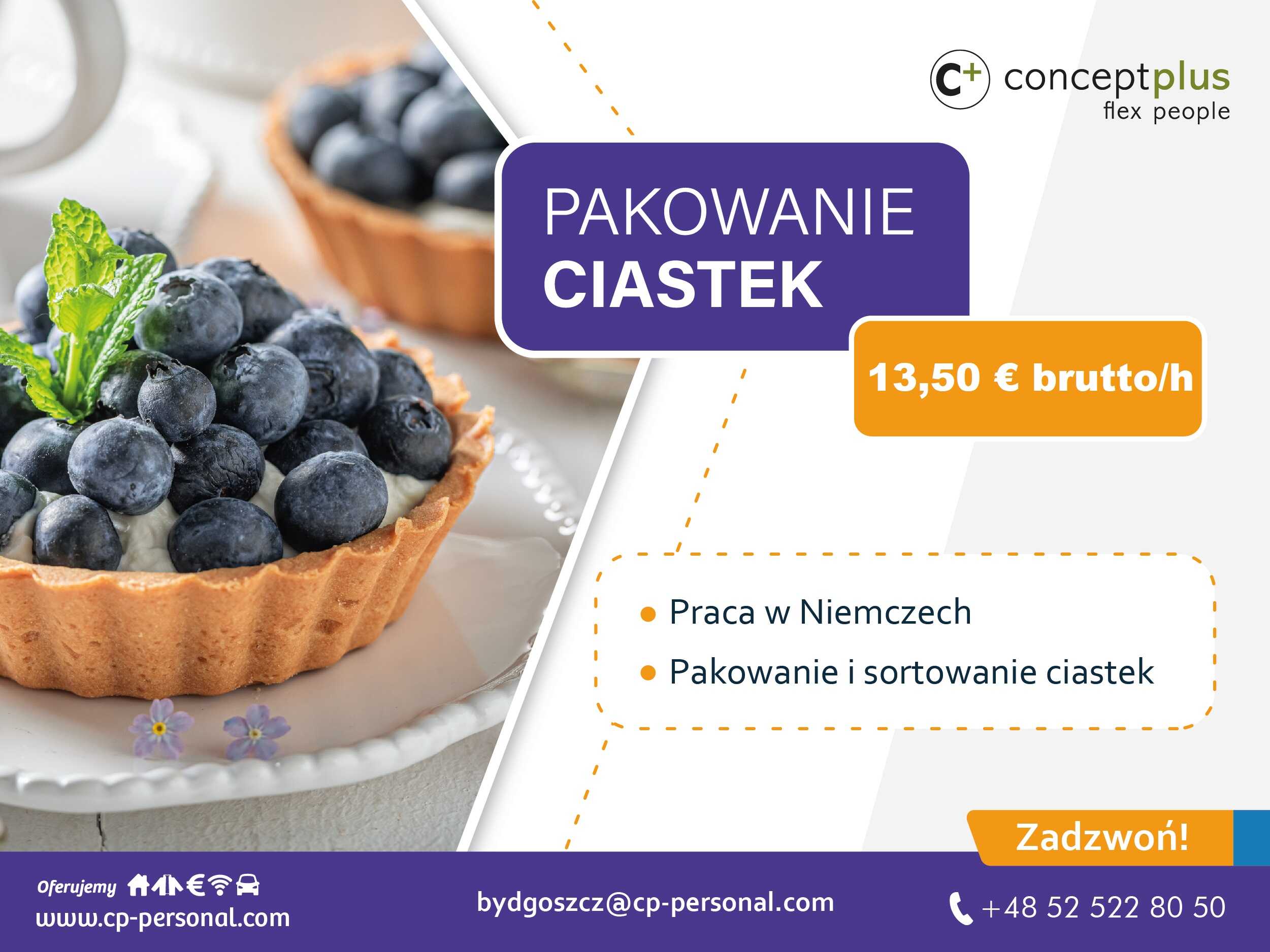 Pracownik Produkcji (k/m) - Pakowanie Ciastek - Niemcy