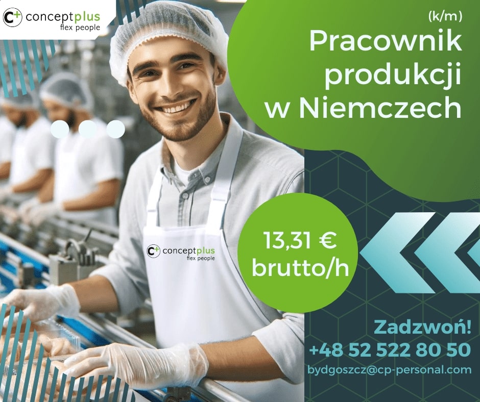 Pracownik Produkcji (k/m) - Okolice Cloppenburga