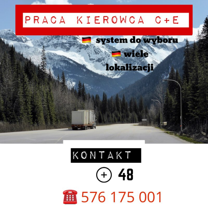 Kierowca Ce Blisko Granicy Plandeka Pon-pt