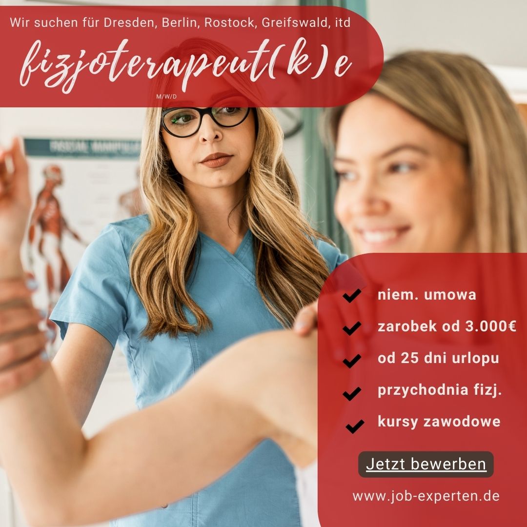 Fizjoterapeuto Czeka Praca Berlin, Dresden I Nie Tylko