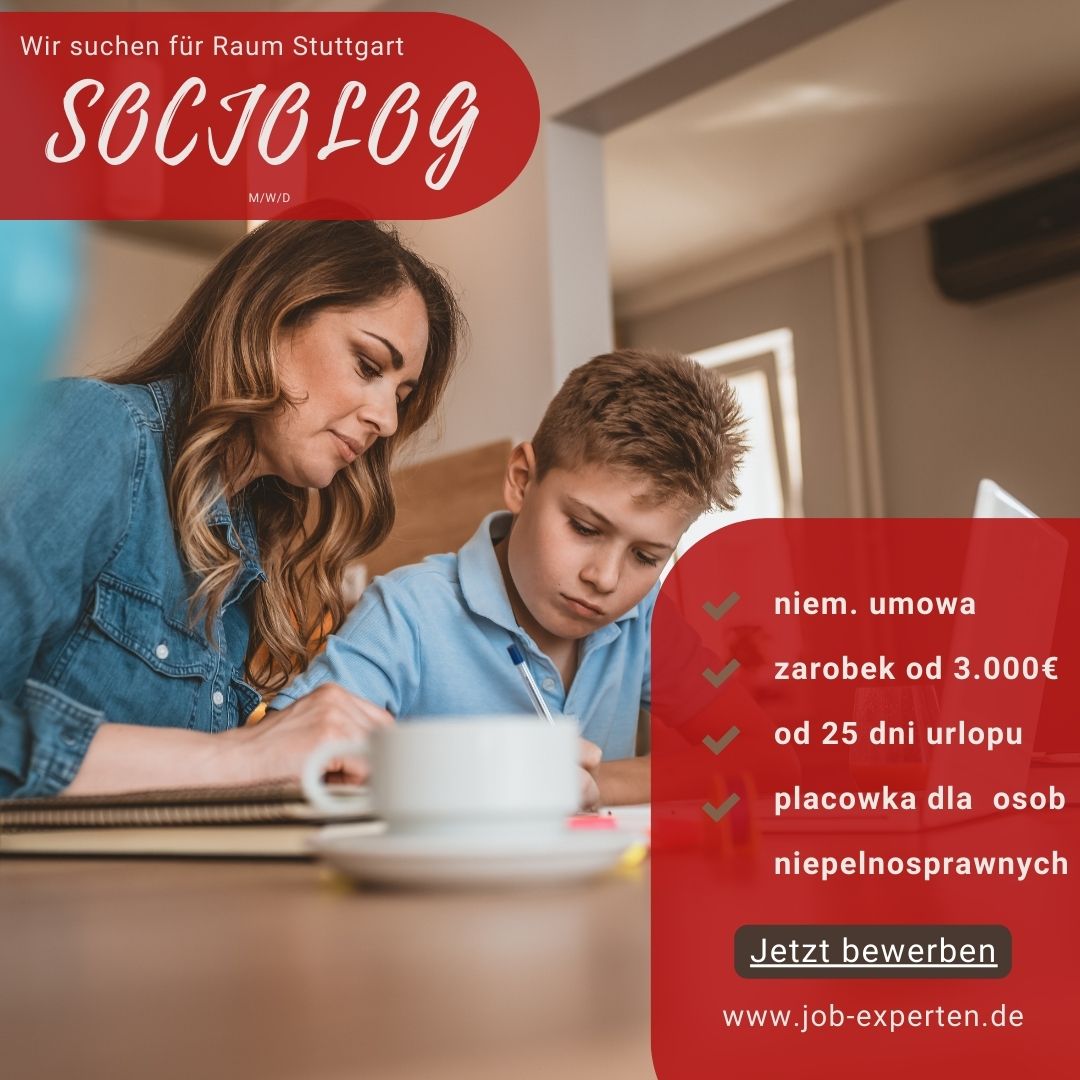 Socjolog Oferta Pracy Stuttgart