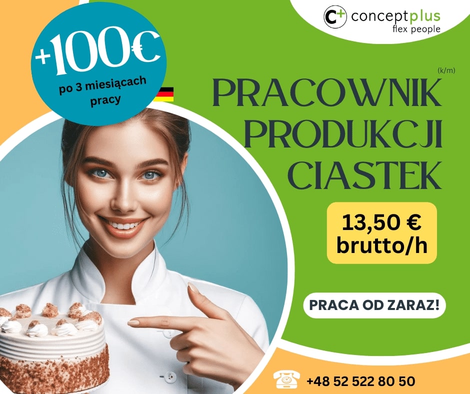 Pracownik Produkcji (k/m) - Pakowanie Ciastek - Niemcy - Praca Dla Uczniów I Studentów!