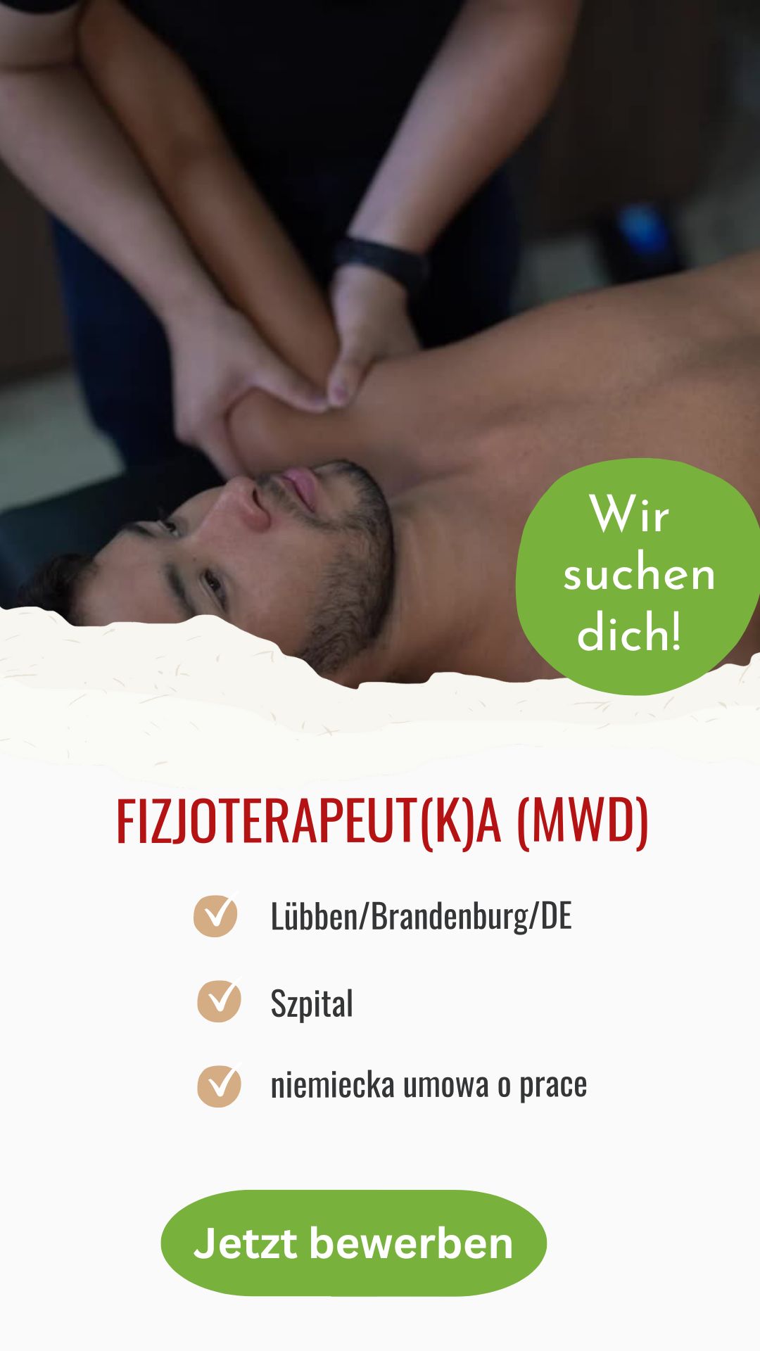 Fizjoterapeuta Oferta Pracy W Szpitalu Brandenburgia