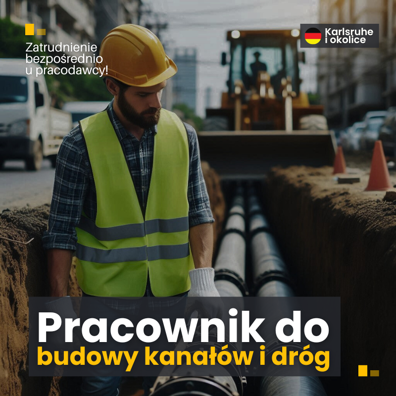 Praca Niemcy Budowa Dróg I Kanałów