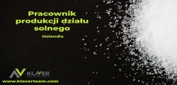 Praca- Pracownik Produkcji/działu Solnego- Praca Od Zaraz!