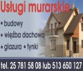 murarz, tynkarz oferuje solidne usługi!