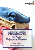 Sortowanie odzieży używanej - stała praca i godziny !