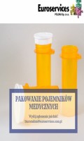 Pakowanie pojemników medycznych