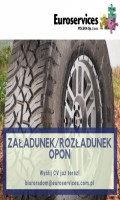 załadunek/rozładunek kontenerów z oponami