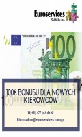 sprzątanie magazynu od zaraz!100€ bonusu!!!