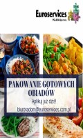 Pakowanie obiadów/sałatek od zaraz!