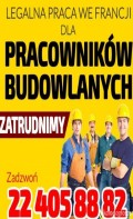 legalna praca dla Murarza we Francji 