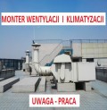 Zatrudnimy Montera wentylacji i klimatyzacji