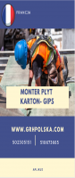 Monter płyt karton gips