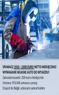 Spawacz 1910-2400 euro netto!