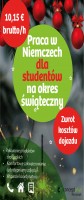 Praca dla studentów/uczniów na okres świąteczny 