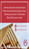 Stolarz praca w holandii
