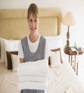 Pokojówka w hotelu