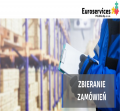 Pracownik działu ekspedycji w zakładzie mięsnym 