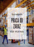 ✅Praca od zaraz ✅Duża liczba godzin ✅Dobre warunki zakwaterowania ✅Darmowy t
