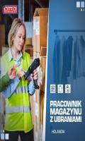 Picker/packer na magazynie z odzieżą 11.67 EUR/h Holandia
