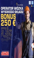 Operator wózka widłowego +250 EURO BONUS-  NL