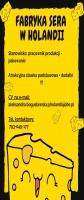 Praca w Holandii - Fabryka sera