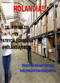 Praca na magazynie/ Holandia